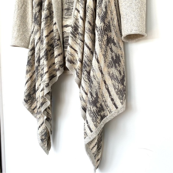 Lucky Brand open cardigan with waterfall front, in 💯 cotton - Picture 10 of 15